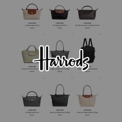 英國 Harrods Longchamp