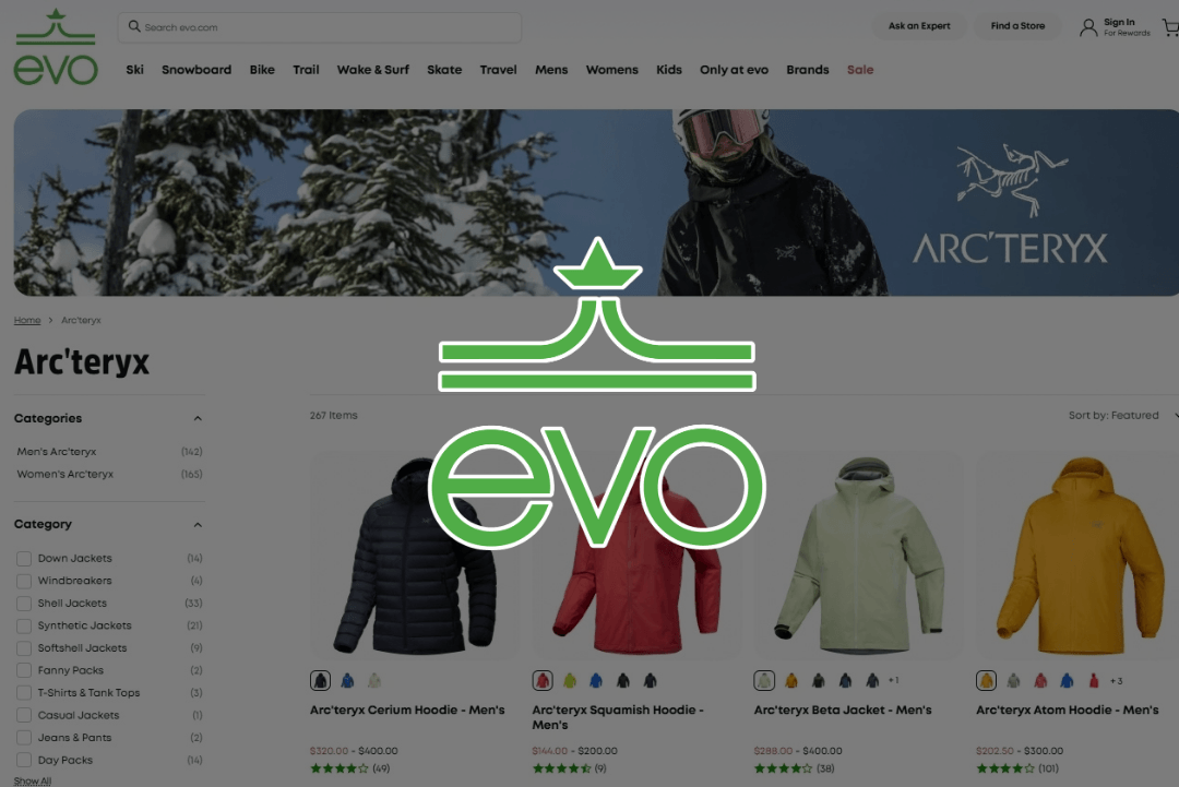 Arc'teryx 始祖鳥evo_Shipgo美國代運