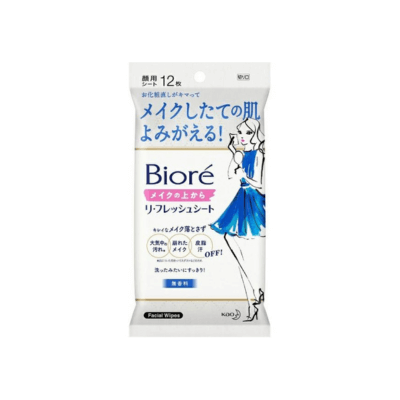 Biore臉部專用不脫妝潔面濕巾_shipgo日本代運